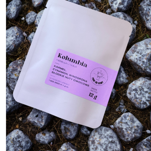 Saszetka kawowa (Bagdrip) kawa zmielona w filtrze KOLUMBIA