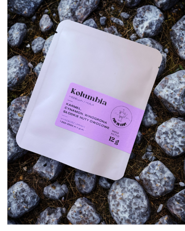 Saszetka kawowa (Bagdrip) kawa zmielona w filtrze KOLUMBIA