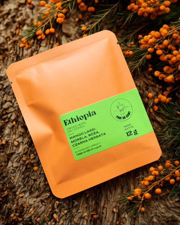 4 Saszetka kawowa (Bagdrip) kawa zmielona w filtrze ETHIOPA